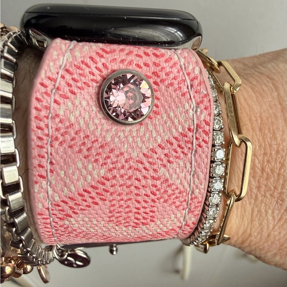 Pink Goyard Spark*l Band for Apple Watch - Picture 5 of 8